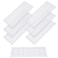 Shappy Magnetic Floor Vent Covers Air Vent Screen Register Trap Magnetic Floor Register Mesh Covers Rectangle PVC Mesh Cover for Wall Ceiling Floors Catch Debris Hair Insect4 x 12 InchWhite