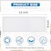 Shappy Magnetic Floor Vent Covers Air Vent Screen Register Trap Magnetic Floor Register Mesh Covers Rectangle PVC Mesh Cover for Wall Ceiling Floors Catch Debris Hair Insect4 x 12 InchWhite
