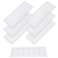 Shappy Magnetic Floor Vent Covers Air Vent Screen Register Trap Magnetic Floor Register Mesh Covers Rectangle PVC Mesh Cover for Wall Ceiling Floors Catch Debris Hair Insect4 x 12 InchWhite