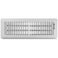 Shoemaker Manufacturing Shoemaker 4x14 Floor Register Cement Gray Heavy Duty Metal Floor Vent Cover for Home Floors Premium Forced Air Vent Covers