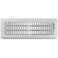 Shoemaker Manufacturing Shoemaker 4x14 Floor Register Cement Gray Heavy Duty Metal Floor Vent Cover for Home Floors Premium Forced Air Vent Covers