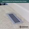 Shoemaker Manufacturing Cement Gray 4x12 Premium Modern Aluminum Floor Grille Heavy Duty Floor Grille