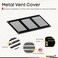 Steinberg14 Black Vent Cover 10x4 Duct Opening with Mesh Wall and Ceiling Ventilation Register Metal Air Grille HVAC Cold Air Return Vent 1181W x 59H Outer Dimensions