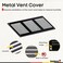 Steinberg14 Black Vent Cover 10x4 Duct Opening with Mesh Wall and Ceiling Ventilation Register Metal Air Grille HVAC Cold Air Return Vent 1181W x 59H Outer Dimensions