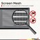 Steinberg14 Black Vent Cover 10x4 Duct Opening with Mesh Wall and Ceiling Ventilation Register Metal Air Grille HVAC Cold Air Return Vent 1181W x 59H Outer Dimensions