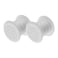 Vent Systems 15 Inch Pack of 2 White Door Air Register Two Sided Door Louvers Mini Circle Ventilation Grille Indoor Vent Grates Bathroom Cabinet Garage Through The Door Vent Cover