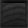 Vent Systems 8 x 8 Inch Opening Dimensions Plastic Black Soffit Vent Cover Flat Square Air Vent Grille Air Vent Deflector HVAC 10 x 10 Inch Overall Dimensions
