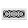 Decor Grates FS410WH Scroll Design Floor Register4x10 White