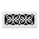 Decor Grates FS410WH Scroll Design Floor Register4x10 White