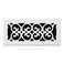 Decor Grates FS410WH Scroll Design Floor Register4x10 White