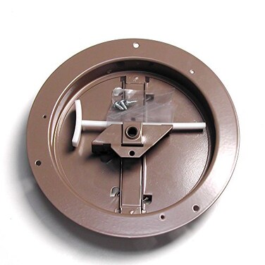 Accord Ventilation Accord ABCDBRD08 Ceiling Damper with Round Butterfly Design 8Inch Brown