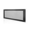 AC Infinity Passive Ventilation Grille 17 Black for PC Computer AV Electronic Equipment Cabinets Rooms and Closets