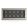Decor Grates ECH410NKL Eclipse Plated Floor Register 4Inch by 10Inch Nickel