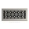 Decor Grates ECH410NKL Eclipse Plated Floor Register 4Inch by 10Inch Nickel