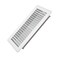 Howeall 4 x 10 Floor Register Heavy Duty Steel Walkable Floor Vents Easy Adjust Air Supply Lever Vent Covers for Home White