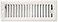 Imperial IMPERIAL MANUFACTURING RG0128ceiling Registerimperial MANUFACTURING RG0128 3X10 White Ceiling Register All steel Construction