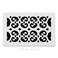 Decor Grates FSH610WH Scroll Floor Register 6Inch by 10Inch White