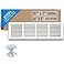 Handua Fits 24x6 Duct Opening Steel Return Air Grille by Vent Cover Grill for Sidewall and Ceiling White HVAC Cold Air Intake Grille Outer Dimensions 2575W X 775H