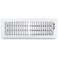 Shoemaker Manufacturing Shoemaker 4x14 Floor Register Soft White Heavy Duty Metal Floor Vent Cover for Home Floors Premium Forced Air Vent Covers