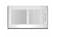 Hartford Ventilation Two Way Wall Vent Cover for 10 x 4 Duct Opening Item Dim 11 34 x 5 34 Adjustable Flow and Direction Control for Sidewall or Ceiling Efficient Screws Included