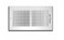 Hartford Ventilation Two Way Wall Vent Cover for 10 x 4 Duct Opening Item Dim 11 34 x 5 34 Adjustable Flow and Direction Control for Sidewall or Ceiling Efficient Screws Included