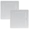 Vent Systems White ABS Plastic Access Panel 4 x 4 Inch CutOut Pack of 2 Access Panel with Door for Drywall Wall and Ceiling Electrical and Plumbing Service Wall Hole Cover
