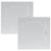 Vent Systems White ABS Plastic Access Panel 4 x 4 Inch CutOut Pack of 2 Access Panel with Door for Drywall Wall and Ceiling Electrical and Plumbing Service Wall Hole Cover