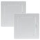Vent Systems White ABS Plastic Access Panel 4 x 4 Inch CutOut Pack of 2 Access Panel with Door for Drywall Wall and Ceiling Electrical and Plumbing Service Wall Hole Cover