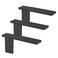 Hardow Free Hanging Side Wall Floating Shelf Bracket 3 Pack 12 Inch Heavy Duty Countertop Support Bracket for Breakfast Bars Cabinet Granite Countertops with No Knee Wall or Pony Wall