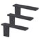 Hardow Free Hanging Side Wall Floating Shelf Bracket 3 Pack 12 Inch Heavy Duty Countertop Support Bracket for Breakfast Bars Cabinet Granite Countertops with No Knee Wall or Pony Wall