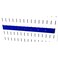 Wall Control 14in Accessory Hanger Tool Holder Bracket Pegboard Accessory Pegboard and Slotted Tool Board Blue