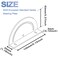 DGZ Store 1 Set 4040 European Standard Series 180 Degree Cross Joint Plate Screws and NutsSemiCircular Angle Adjustment PlateIndustrial Aluminum Profile Accessories
