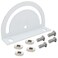 DGZ Store 1 Set 4040 European Standard Series 180 Degree Cross Joint Plate Screws and NutsSemiCircular Angle Adjustment PlateIndustrial Aluminum Profile Accessories