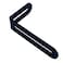 Jouray 10 Pcs Black 4 Inches Adjustable Metal L Shape Angle Bracket Corner Brace with SlottedJoint Right Angle Corner Brace Brackets for Fixing Wood FurnitureThickness 3mmMax Load 30LB