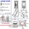 IXGNIJ 10Sets 2020 Corner Bracket Connectors for 2020 Series 6mm Slot Aluminum Extrusion Profile AccessoriesSilver