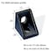 QIJINTRID 12Sets 2020 Series Aluminum Extrusion Black Connectors12 pcs 2020 Aluminum Profile Corner Bracketswith 24 pcs Sliding T Nuts and Screws for 2020 Extrusion Extrusion Profile Accessories