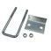 A.A 2 Pack Strut to Beam Clamp with Square UBolt and Nuts 2716 314 Channel 2
