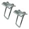A.A 2 Pack Strut to Beam Clamp with Square UBolt and Nuts 2716 314 Channel 2