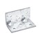 MOZCORN 20 Pcs Corner Brace for Wood Small Angle Brackets Versatile L Brackets with Reinforing RibsAntiRust and Reinforcing2MM Thickness236x126x126in