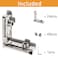 QIJINTRID 24 Sets 2020 Series Aluminum Extrusion LShape Inside Corner Connectors24pcs 2020 Extruded L Bracket with Screws and Wrench for Aluminum Extrusion Profile Slot 6mm