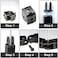 NVAXQF 2Sets Black Living Hinge with ScrewsZinc Alloy Flexible Pivot Joint Connectorfor 2020 Series Aluminum Extrusion Profile Black
