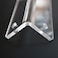 Caterpillar Red 4 x Angled L Brackets Polished Clear Transparent Acrylic 20x M5 Bolts Clear Right Angle Bracket Corner