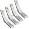 NVAXQF 4Pcs 45 Degree135 Degree 2020 Corner Angle Bracket Connection Joint for 2020 Series Aluminum Extrusion Profile 135 Degree