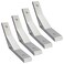 NVAXQF 4Pcs 45 Degree135 Degree 2020 Corner Angle Bracket Connection Joint for 2020 Series Aluminum Extrusion Profile 135 Degree