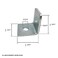 A.A 5 Pack 2 Hole L Shaped 90 Degree Connector Bracket for All 158 Strut Channel Heavy Duty ElectroGalvanized 5