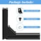 Zhengmy 50 Sets 2020 Series Aluminum Profile Connector Set Includes 50 Corner Brackets 100 M5 T Nuts and 100 M5x8 mm Hex Screw Bolts for 6 mm Slot Aluminum Extrusion Accessories Black Silver