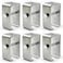 FlixGrdy 6Pack Channel Trolley Track Hanger Bracket for UNISTRUT Strut Channel Support Hanger Bracket for All 158 Channel Steel Trolley Rails