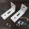 HNOYGNU 6Pcs L Bracket Vertical Blind Bracket Clips for Vertical Blinds with Headrail Width 11238mm Outside Mounting Bracket Clips