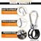 Ailbiuko Airpower Line Clamp Hanger Bracket Assembly Stainless Steel 3 in 1 Air Hose Clamps for Tractor Trailer Semi Truck 6 Pack
