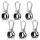 Ailbiuko Airpower Line Clamp Hanger Bracket Assembly Stainless Steel 3 in 1 Air Hose Clamps for Tractor Trailer Semi Truck 6 Pack